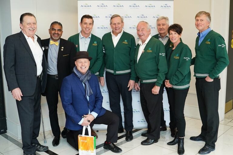 Group photo from an ASHOF event